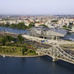 Musée des Confluences à Lyon : vue aérienne