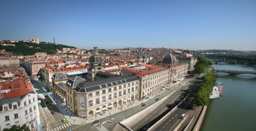 Grand Hôtel Dieu / vue aérienne