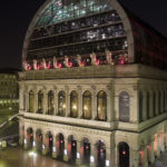 Opéra de Lyon, extérieur nuit