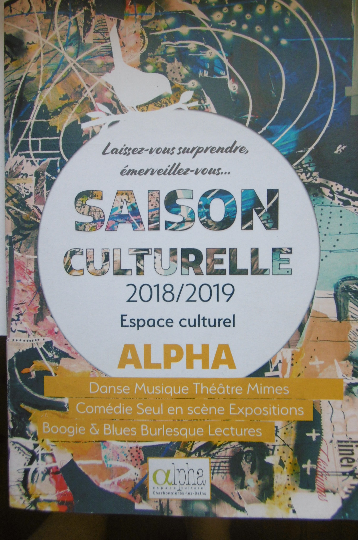 Espace culturel Alpha à Charbonnières-les-bains, saison 2018/2019