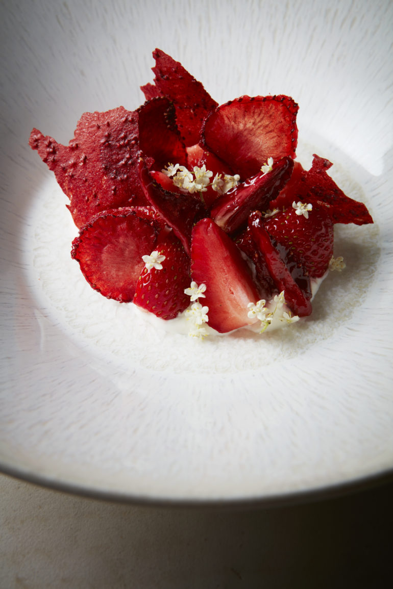 Les Apothicaires, restaurant à Lyon / Fraises confites