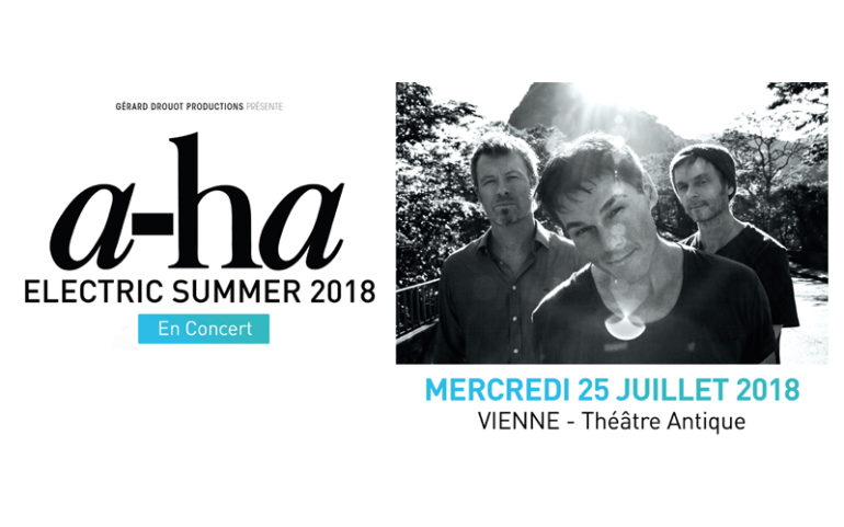a-ha, electric summer tour, concert au Théâtre Antique de Vienne - 25 juillet 2018