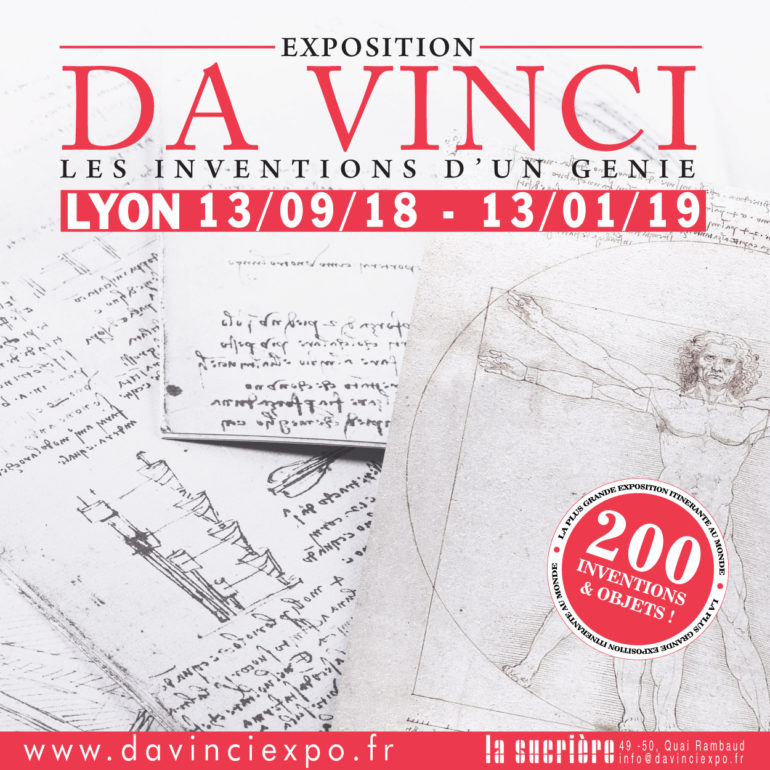 Exposition "Da Vinci - les inventions d'un génie" à La Sucrière