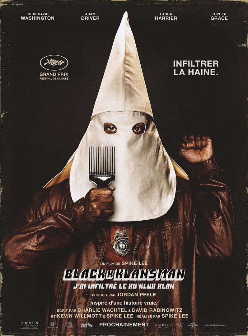 BlacKkKlansman : J'ai infiltré le Ku Klux Klan de Spike Lee