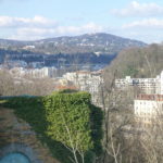 Fort de Vaise à Lyon / Vue sur les Monts d'Or