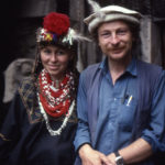 Viviane Lièvre, en habit traditionnel et Jean-Yves Loude en 1982