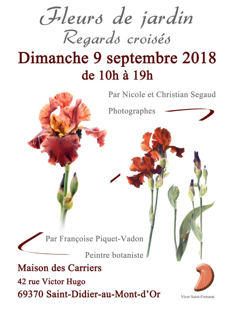 Exposition Fleurs de jardins, regards croisés, à Saint-Didier-au-Mont d'or