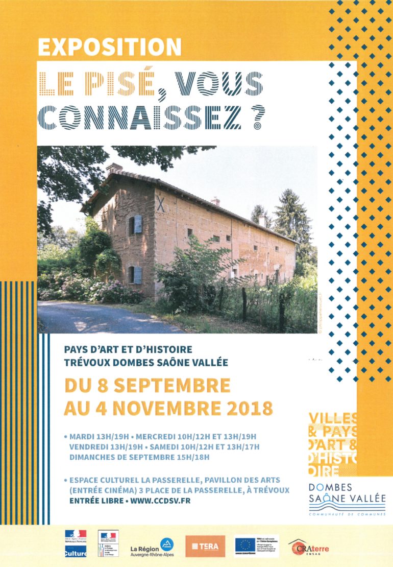 Exposition Le pisé, vous connaissez ? à l’espace culturel La Passerelle à Trévoux