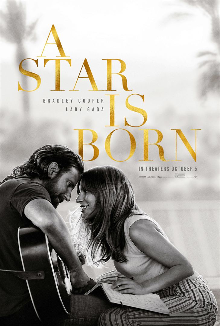 A star is Born de Bradley Cooper, affiche