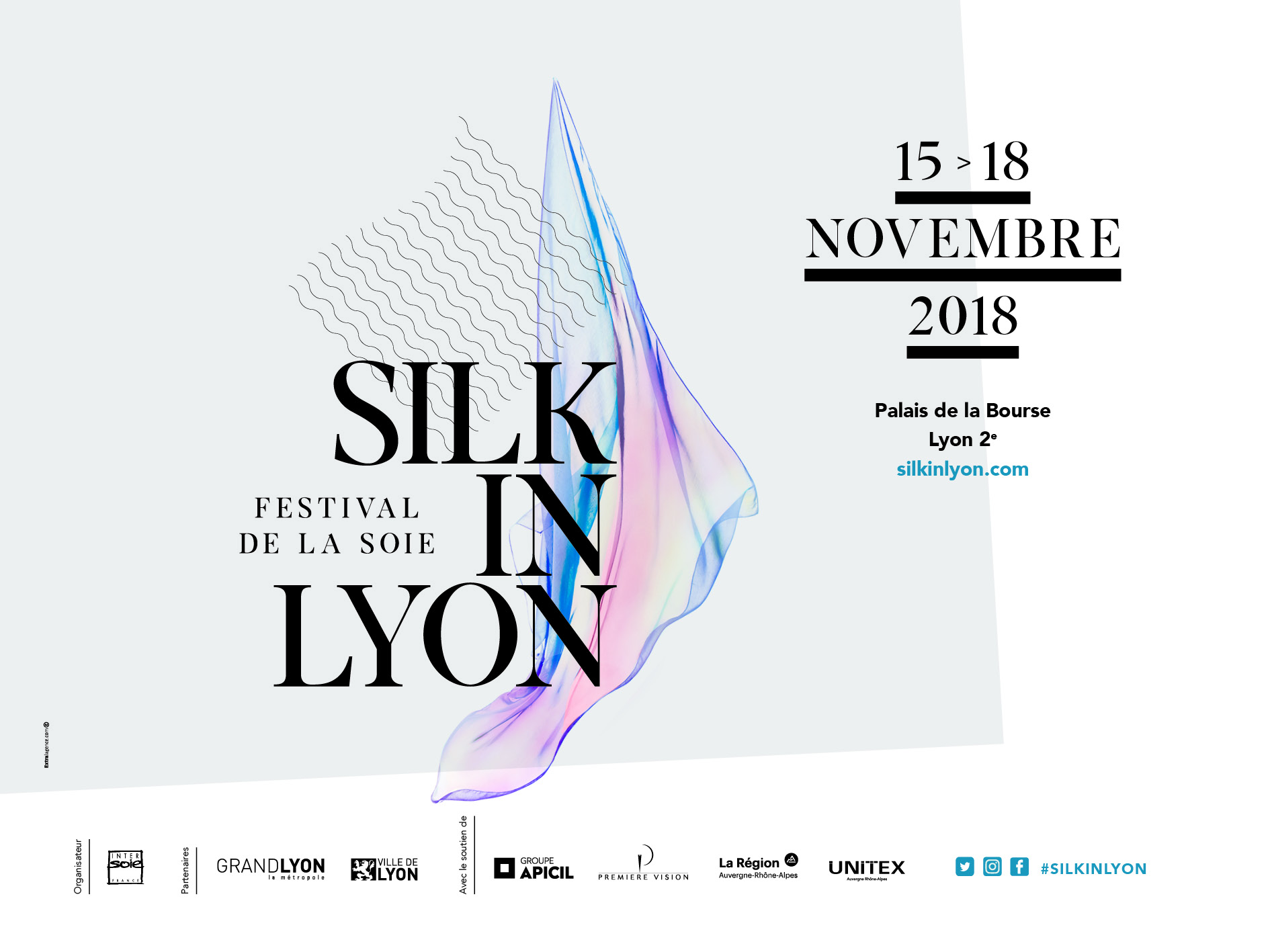 Silk in Lyon, Festival de la soie - du 15 au 18 novembre 2018