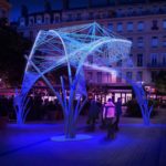 Fête des Lumières 2018 à Lyon : place de la Bourse
