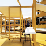 Lyon : rooftop du parking des Halles Bocuse