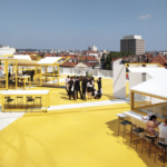 Lyon : rooftop du parking des Halles Bocuse