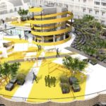 Lyon : rooftop du parking des Halles Bocuse