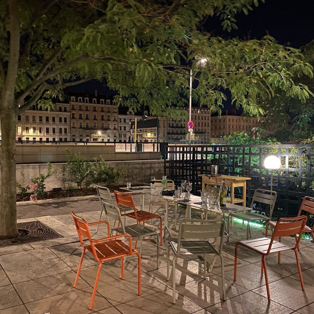Restaurant à Lyon : Grive, bistrot-épicerie, la terrasse