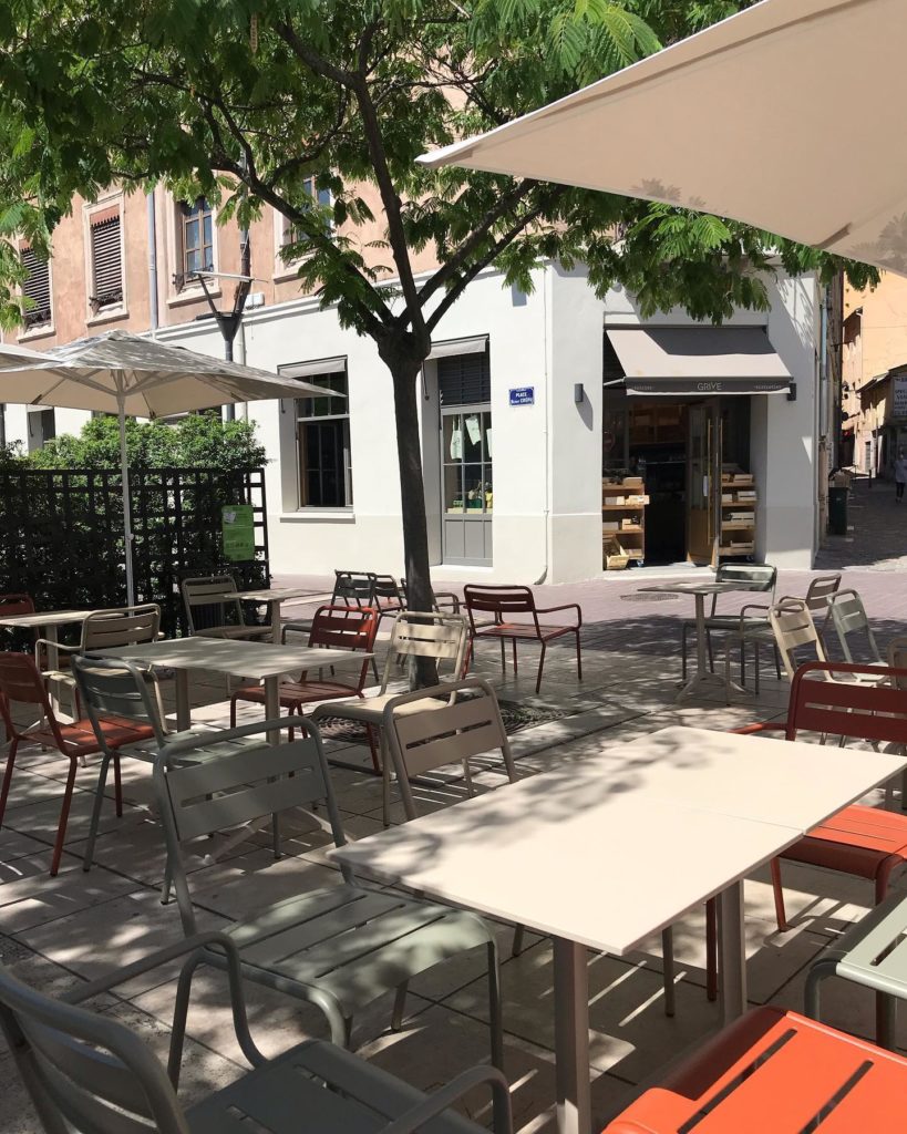Restaurant à Lyon : Grive, bistrot-épicerie, la terrasse