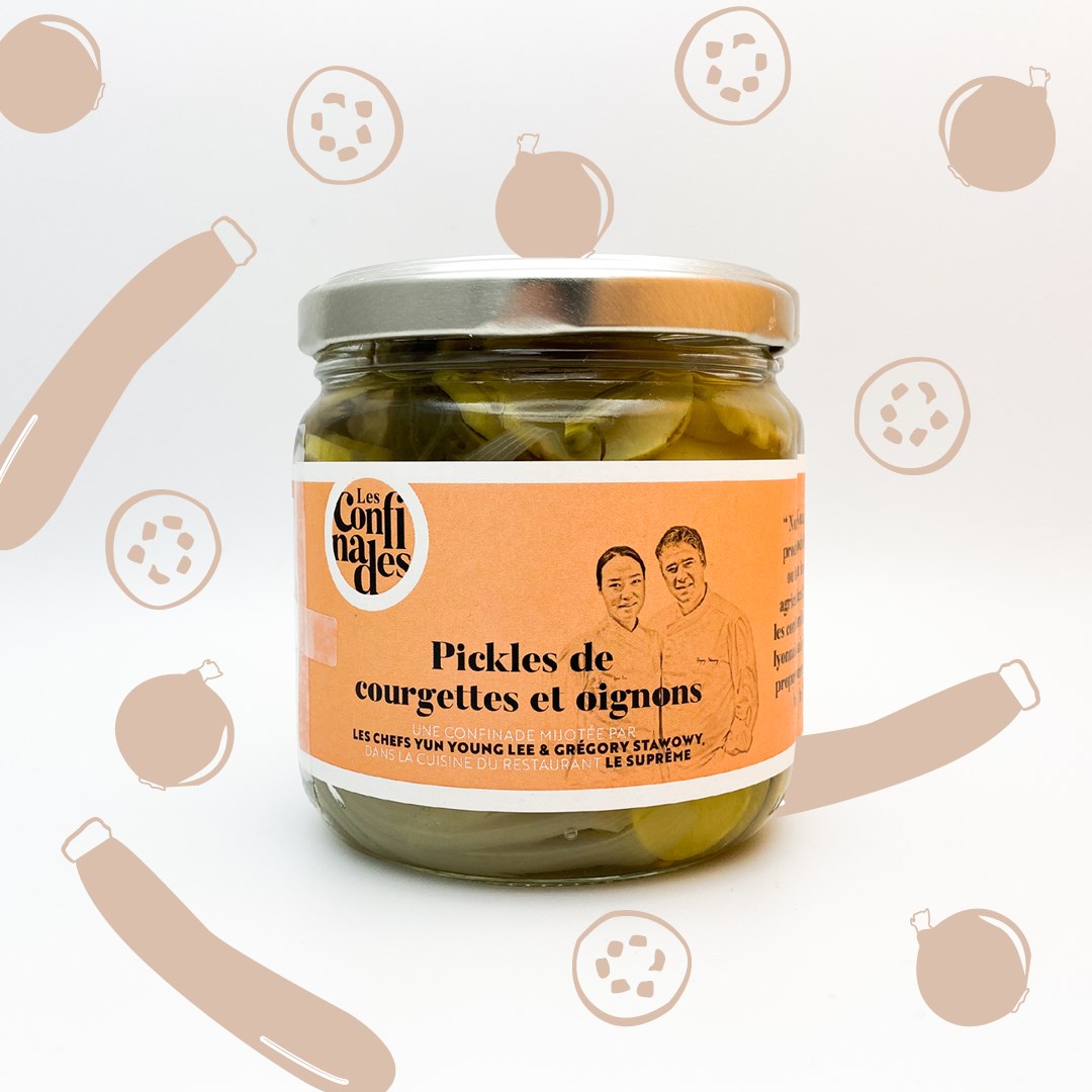 Les Confinades : Pickles de Courgettes