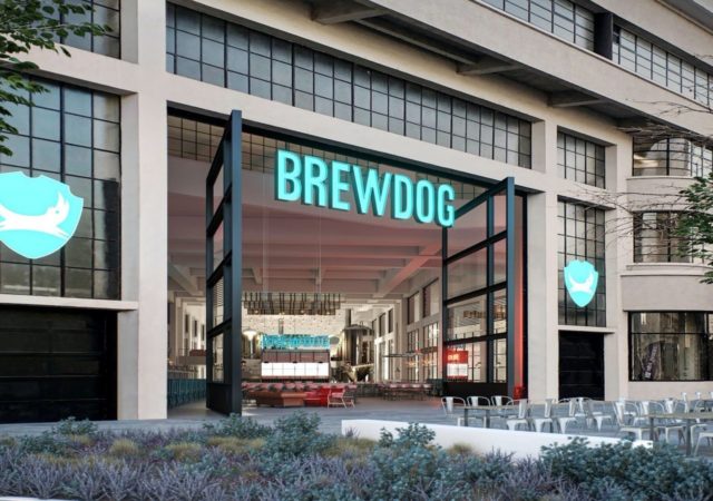 Brasserie Brewdog Lyon, dans l'ancien garage Citröen du 7e arrondissement de Lyon