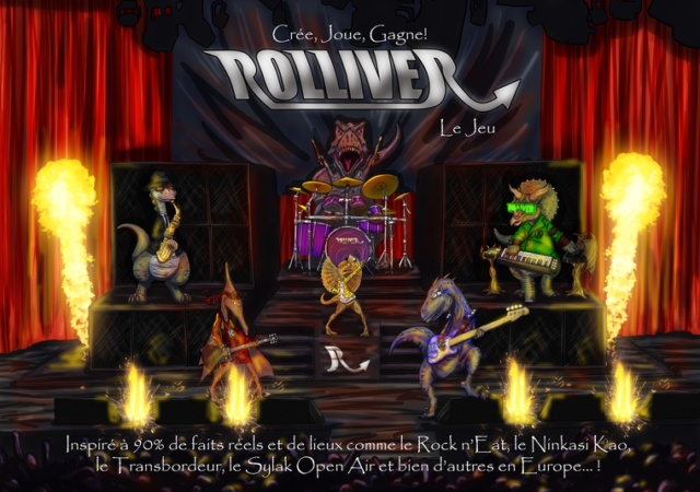 Rolliver, jeu de société dans la peau d'un musicien amateur