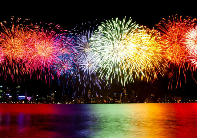 Feu d'artifice du 14 juillet à Lyon 2021 - animation à Lyon bal populaire