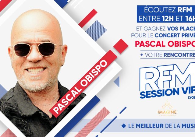 RFM Session VIP avec Pascal Obispo en concert le 15 novembre 2021 au Cirque Imagine