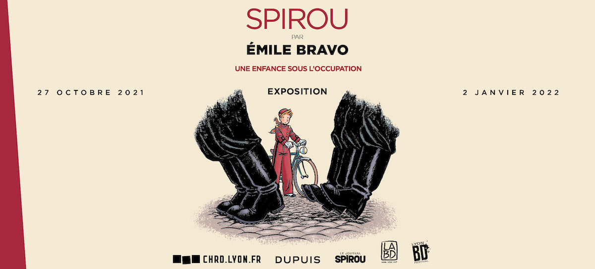 Exposition Spirou par Emile Bravo : une enfance sous l’occupation - CHRD Lyon