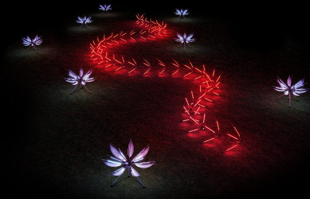 Fête des Lumières 2021 : la créature du lac