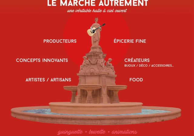 Le marché autrement spécial Noël place Maréchal Lyautey