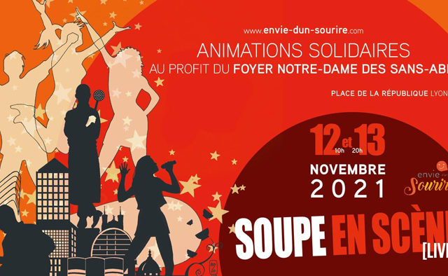 Soupe en Scène 2021 place de la République à Lyon, les 11 et 12 novembre