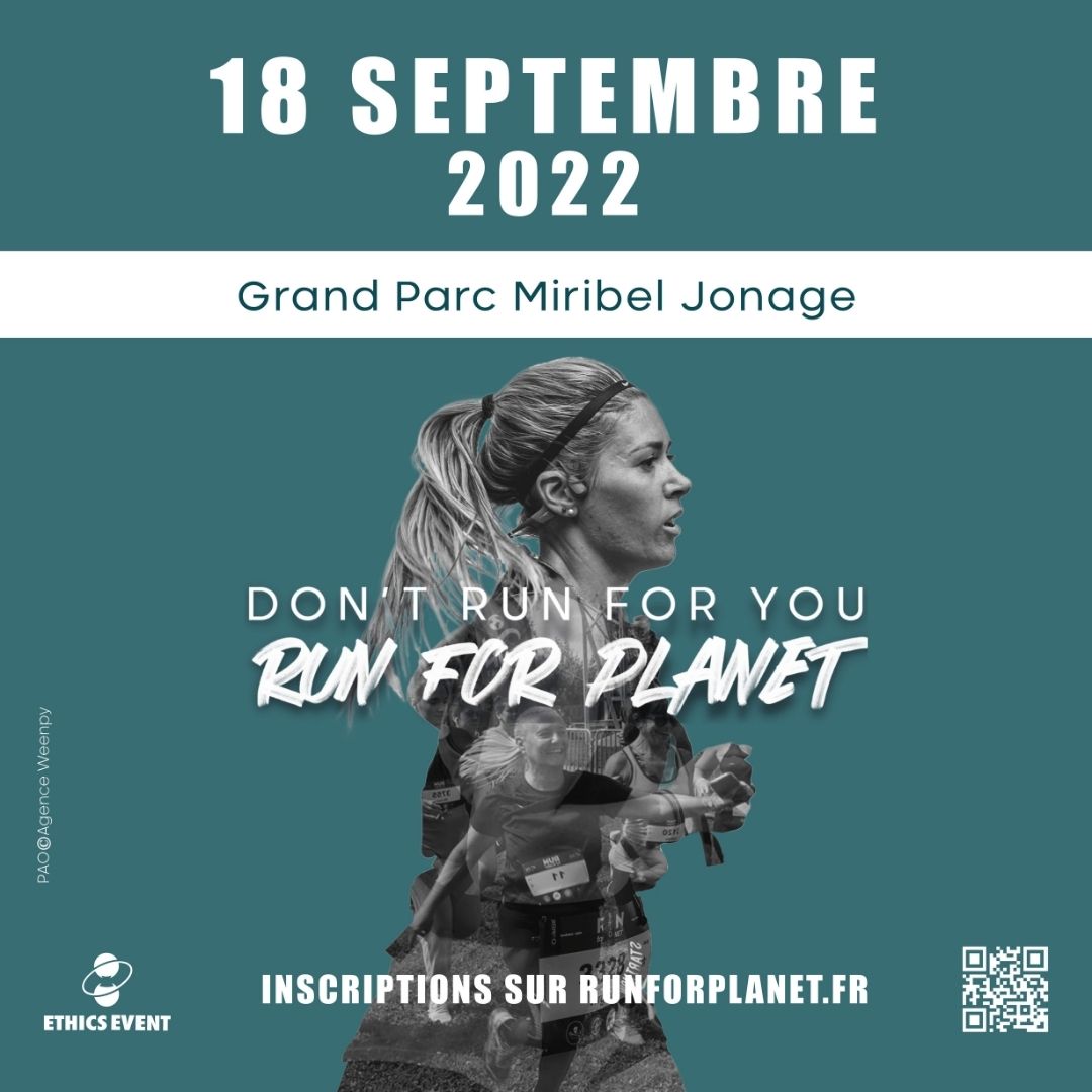 Run for planet 2022 dimanche 18 septembre 2022 au Grand Parc Miribel Jonage