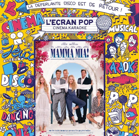 Cinéma-karaoké géant "Mamma Mia !" au Pathé Bellecour le 3 février 2022