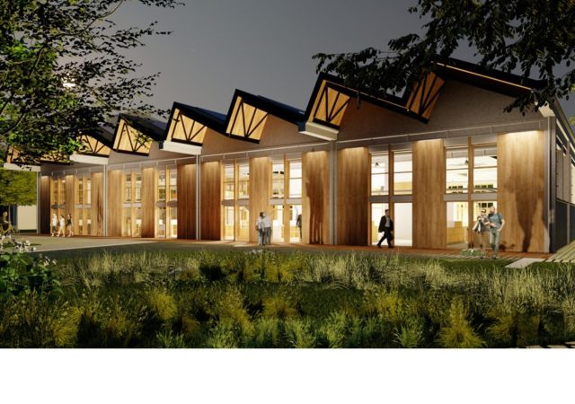 Zadiga-Cité, l'ancienne halle du marché-gare de Lyon Confluence réhabilitée