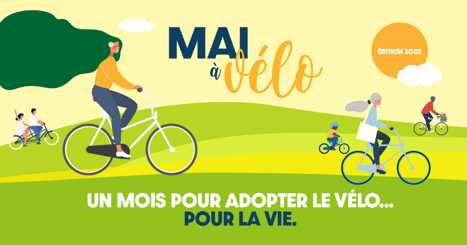 Mai à vélo : le vélo à l'honneur dans la Métropole de Lyon pendant un mois !