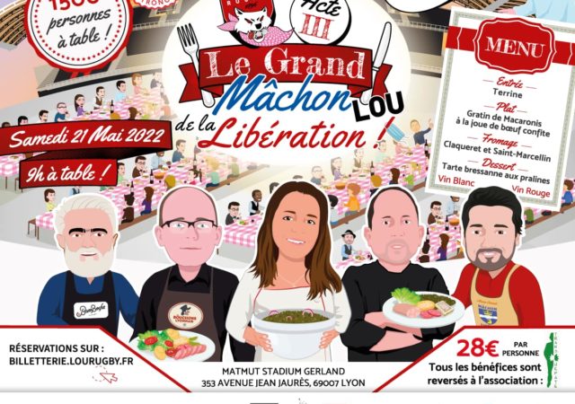 Le plus grand mâchon du monde samedi 21 mai au Matmut Stadium