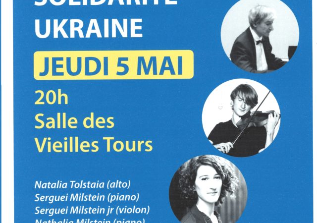 Concert en solidarité avec l'Ukraine jeudi 5 mai à Saint-Cyr-au-Mont d'Or