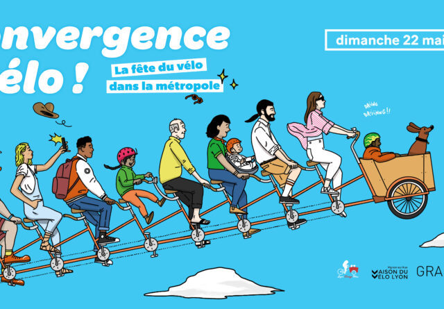 Convergence vélo 2022 le dimanche 22 mai à Lyon