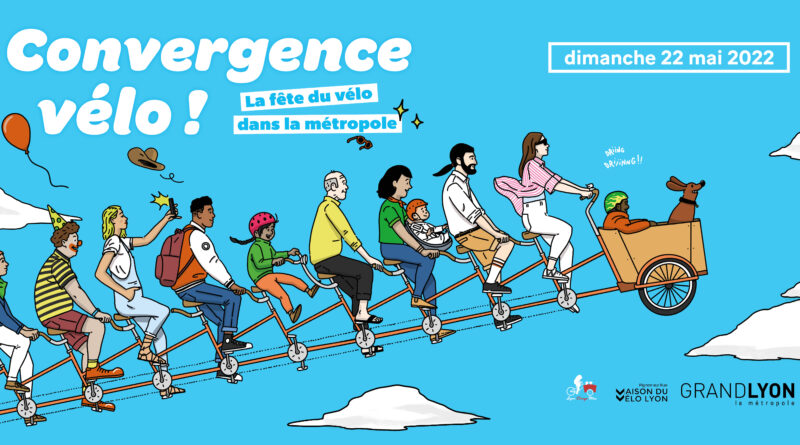 Convergence vélo 2022 le dimanche 22 mai à Lyon