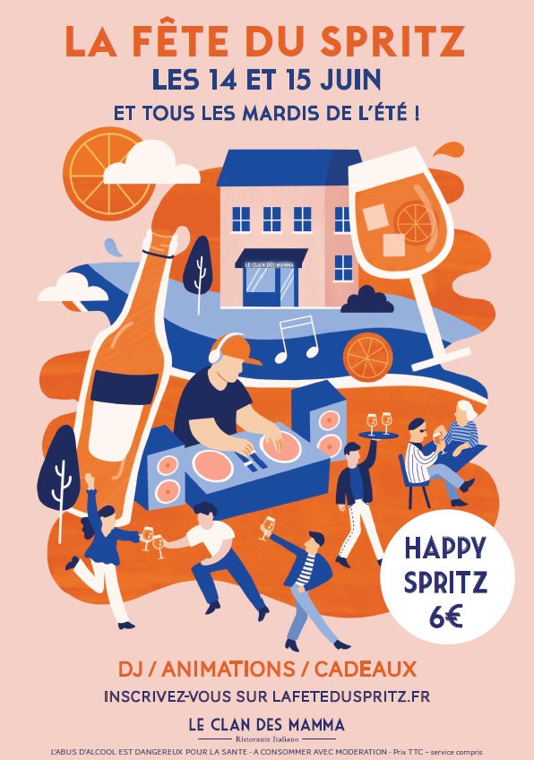 La Fête du Spritz à Lyon chez Gabriella en juin