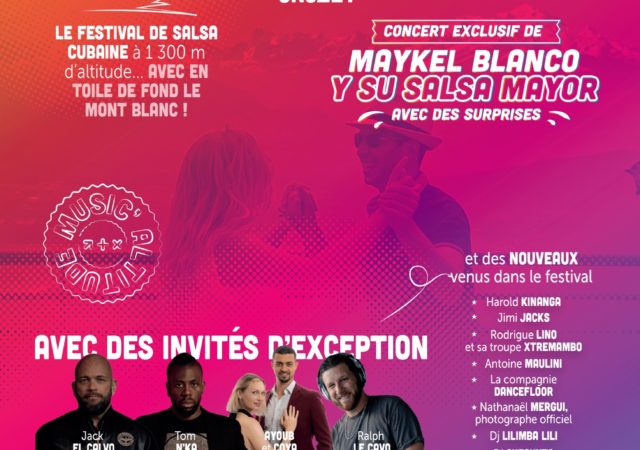 Cuban’O2 premier festival de salsa cubaine d’Europe, en pleine montagne, à 1300 mètres d’altitude