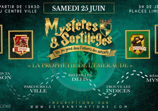Escape Game Géant Harry Potter "Mystères & Sortilèges " à Lyon (Villeurbanne) samedi 25 juin 2022