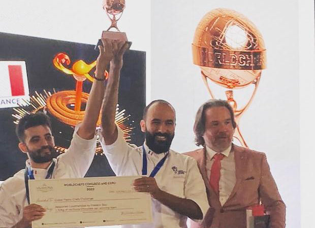 Nabil Barina obtient la médaille de bronze au Défi Mondial des Chefs Pâtissiers