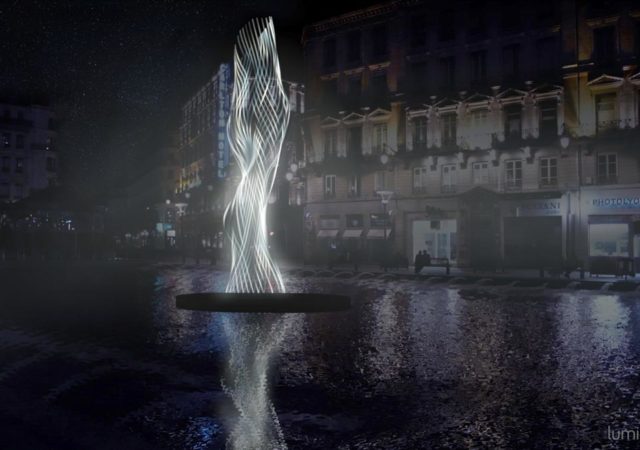 Cymopolée place de la République à Lyon pour la Fête des Lumières 2022