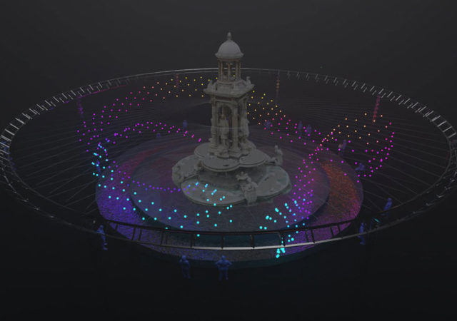 Murmuration place des Jacobins - Fête des Lumières 2022