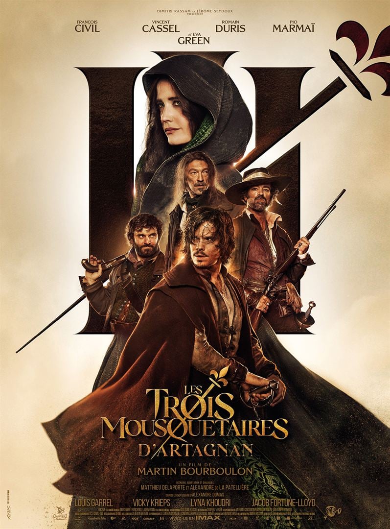 Les Trois Mousquetaires : D'Artagnan avec François Civil, Vincent Cassel, Romain Duris - Critique du film