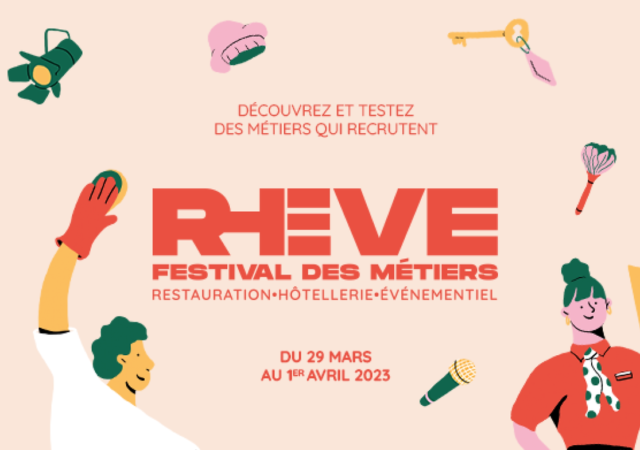 RHEVE Festival, venez découvrir les métiers de l'hôtellerie, de la restauration et de l'événementiel