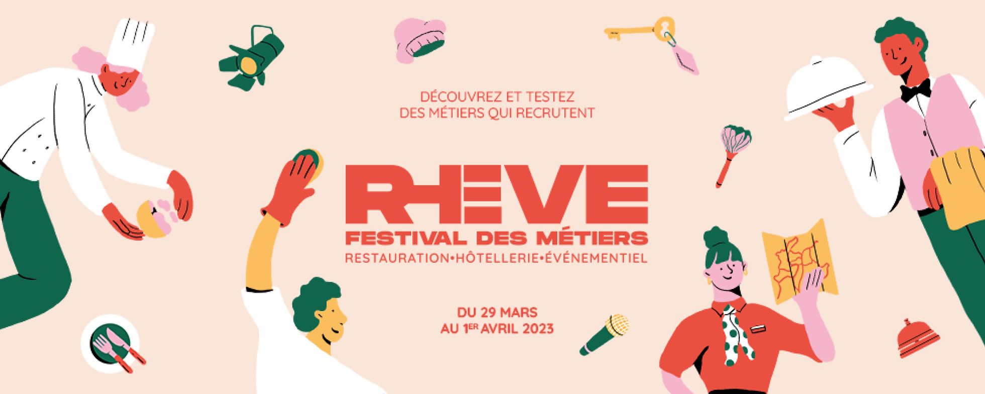 RHEVE Festival, venez découvrir les métiers de l'hôtellerie, de la restauration et de l'événementiel