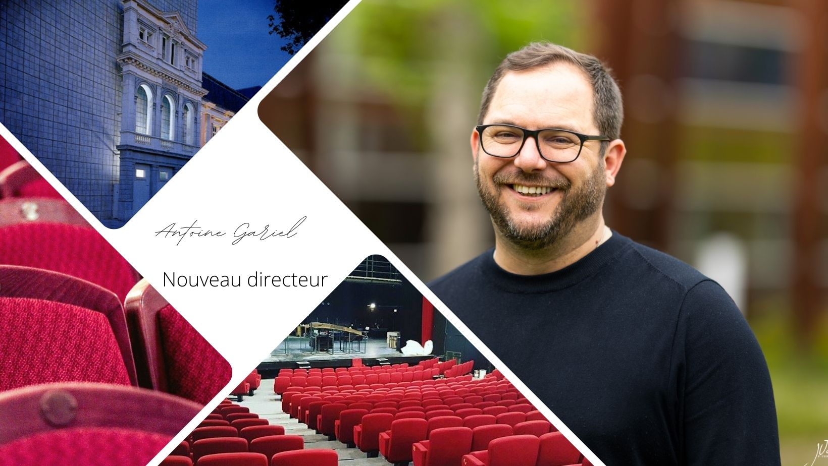 Antoine Gariel, nouveau directeur du Théâtre de Villefranche-sur-Saône