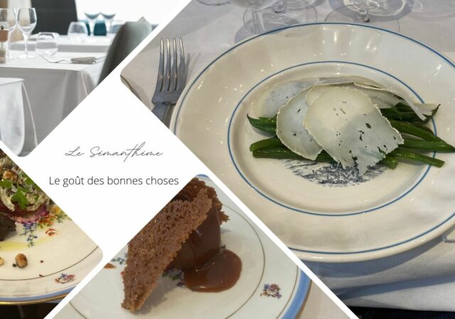 Restaurant Sémanthème, le charme des choses simples