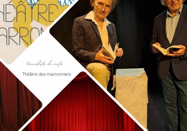 Ricochets de mots au Théâtre des Marronniers