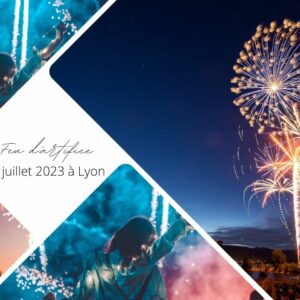 Feu d'artifice du 14 juillet 2023 à Lyon